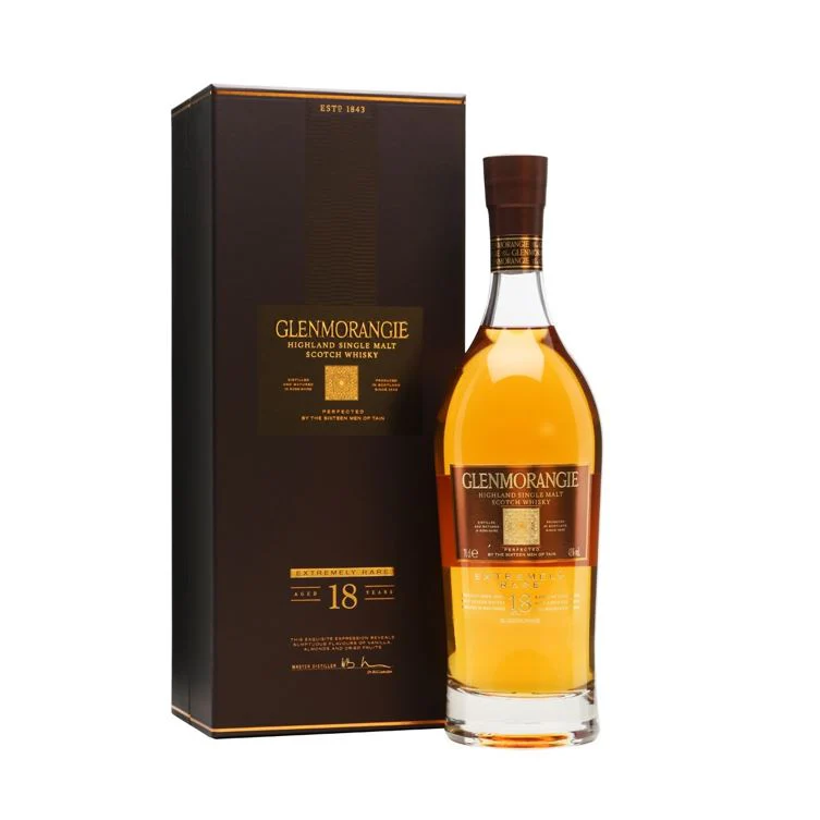Glenmorangie 18 Years Old Single Malt Scotch Whisky ABV 43% 70cl with Gift Box