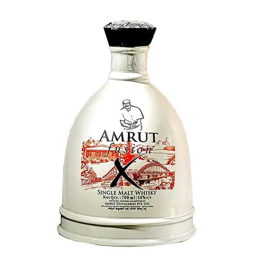 Amrut Fusion X Indian Single Malt Whisky ABV 50% 70cl with Gift Box