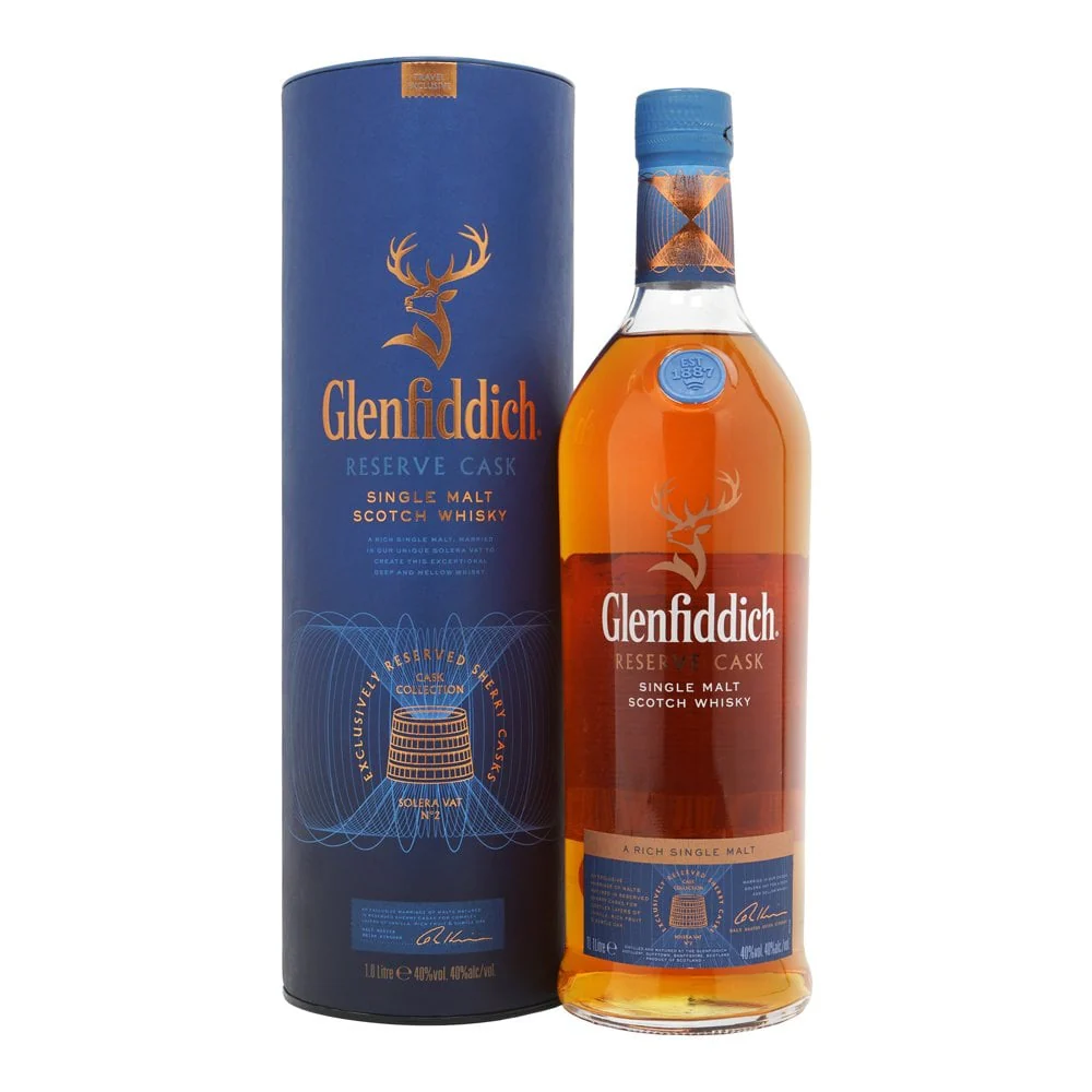 Glenfiddich Reserve Cask Single Malt Scotch WhiskyABV 40% 100cl with Gift Box