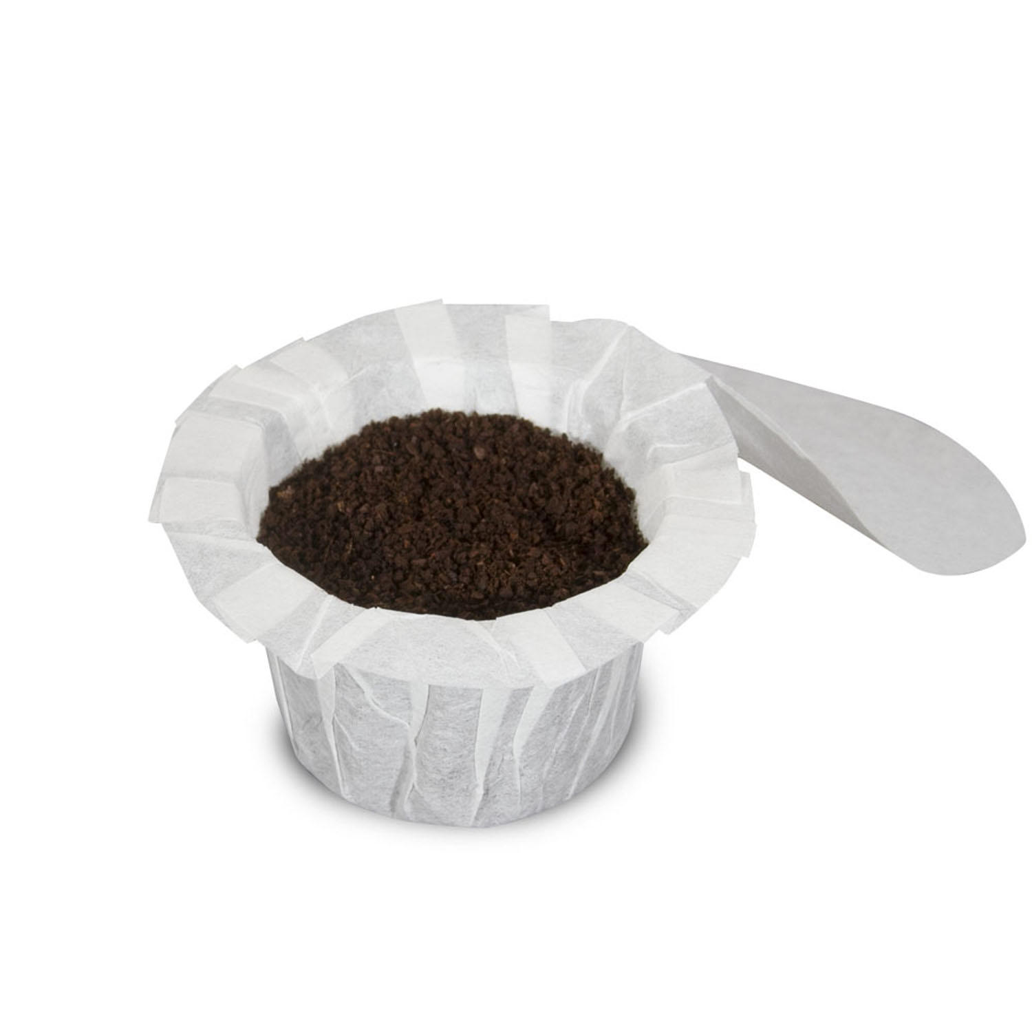 Perfect Pod EZ-Cup 2.0 Filters Disposable 100% Biodegradable Single Serve Paper Coffee Filters, 200 Ct