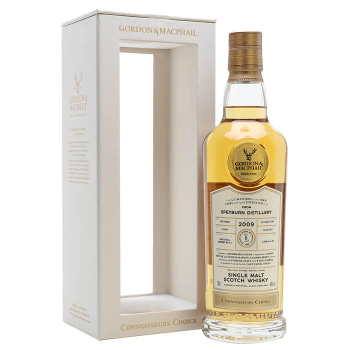 Gordon MacPhail Speyburn 2009 11 Year Old Sherry Matured Speyside Single Malt 700ml ABV 46%