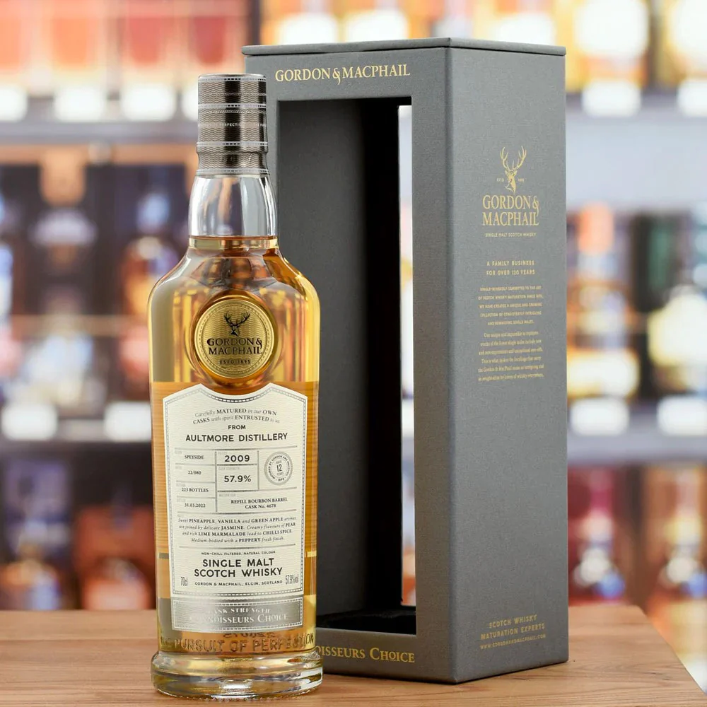 Aultmore 12 Years 2009 Refill Bourbon Connoisseur's Choice Cask#4678 (Gordon & Macphail) ABV 57.9% 700ml