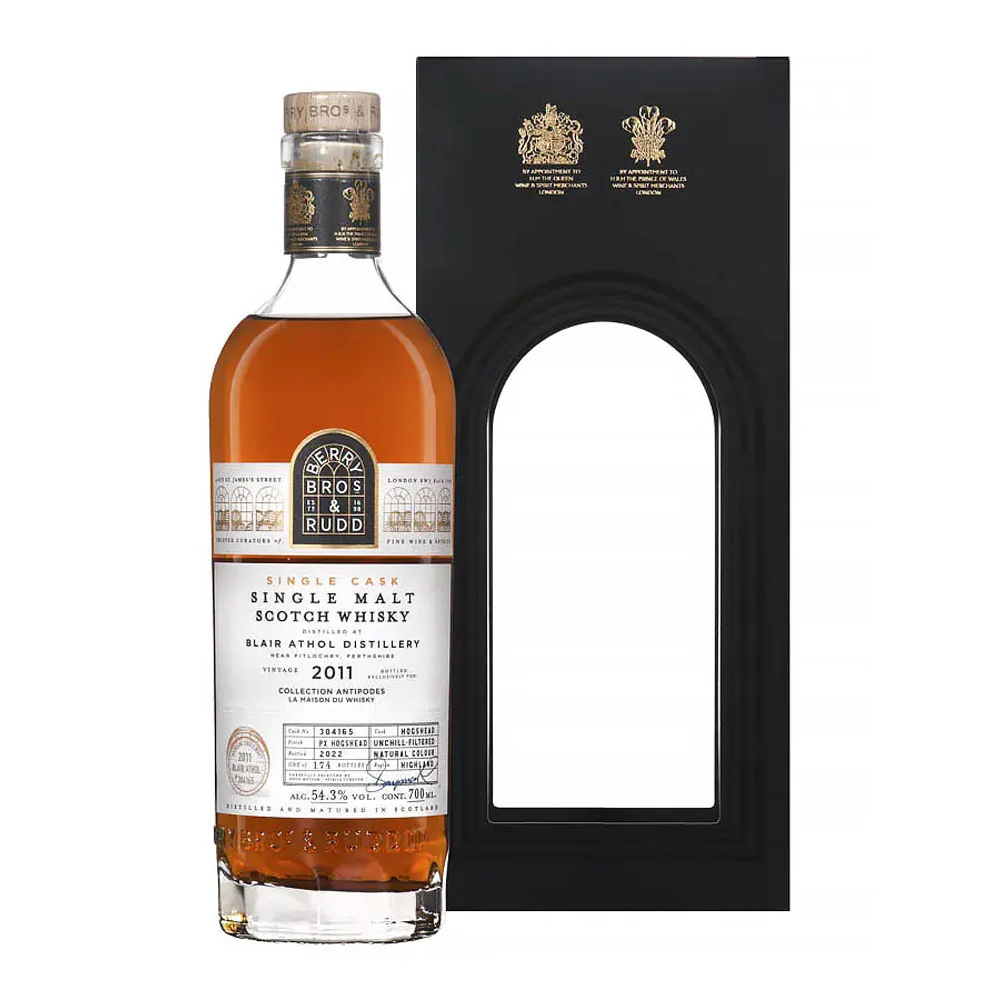 Blair Athol 2011 Berry Bros. & Rudd Single Malt Collection PX Finish Antipodes Cask#304165 ABV 54.3% 700ml