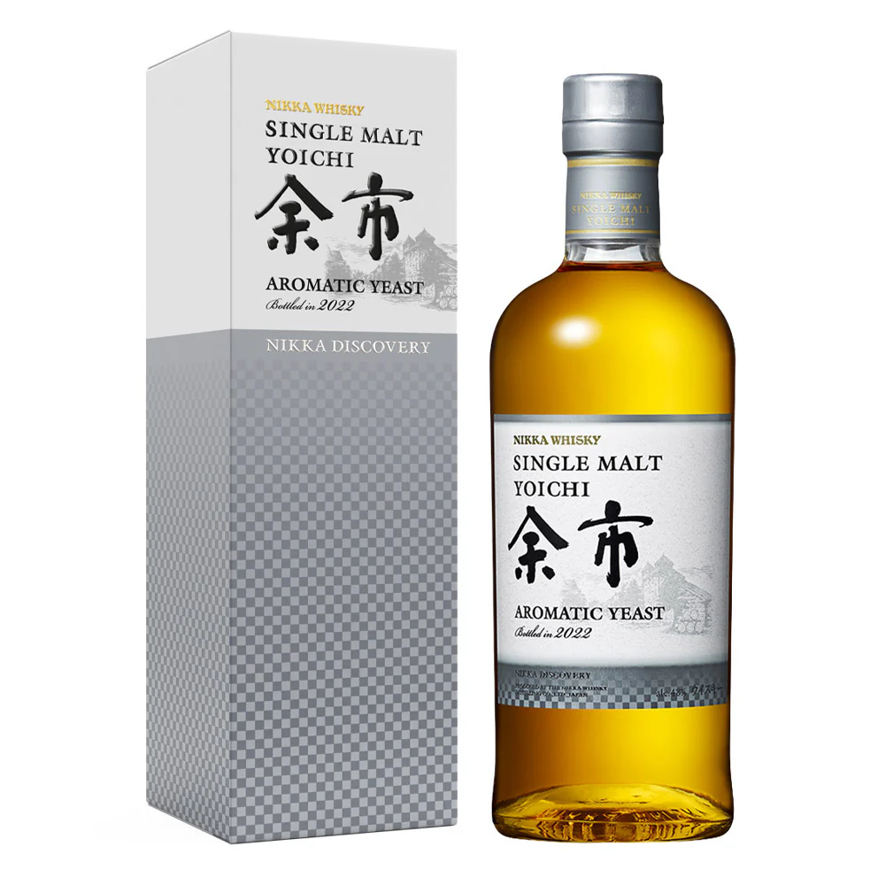 Nikka Discovery Yoichi Aromatic Yeast Single Malt Japanese Whisky Bottled in 2022 ABV 47% 700ml