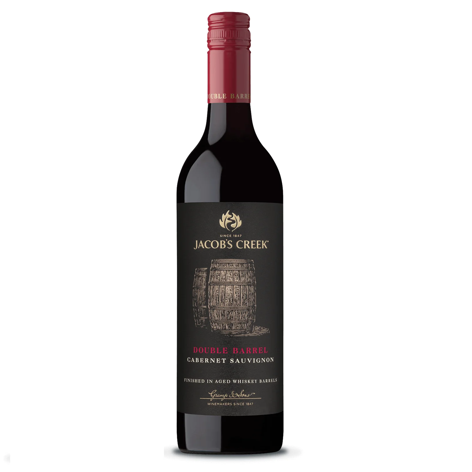 Jacob's Creek Double Barrel Matured Cabernet Sauvignon with cheeseboard gift set 75cl