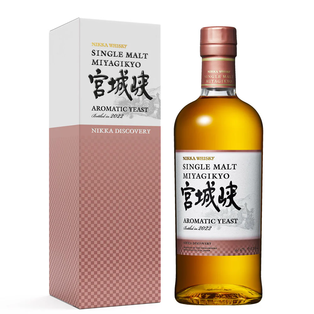 Nikka Discovery Miyagikyo Aromatic Yeast Single Malt Japanese Whisky Bottled in 2022 ABV 47% 700ml