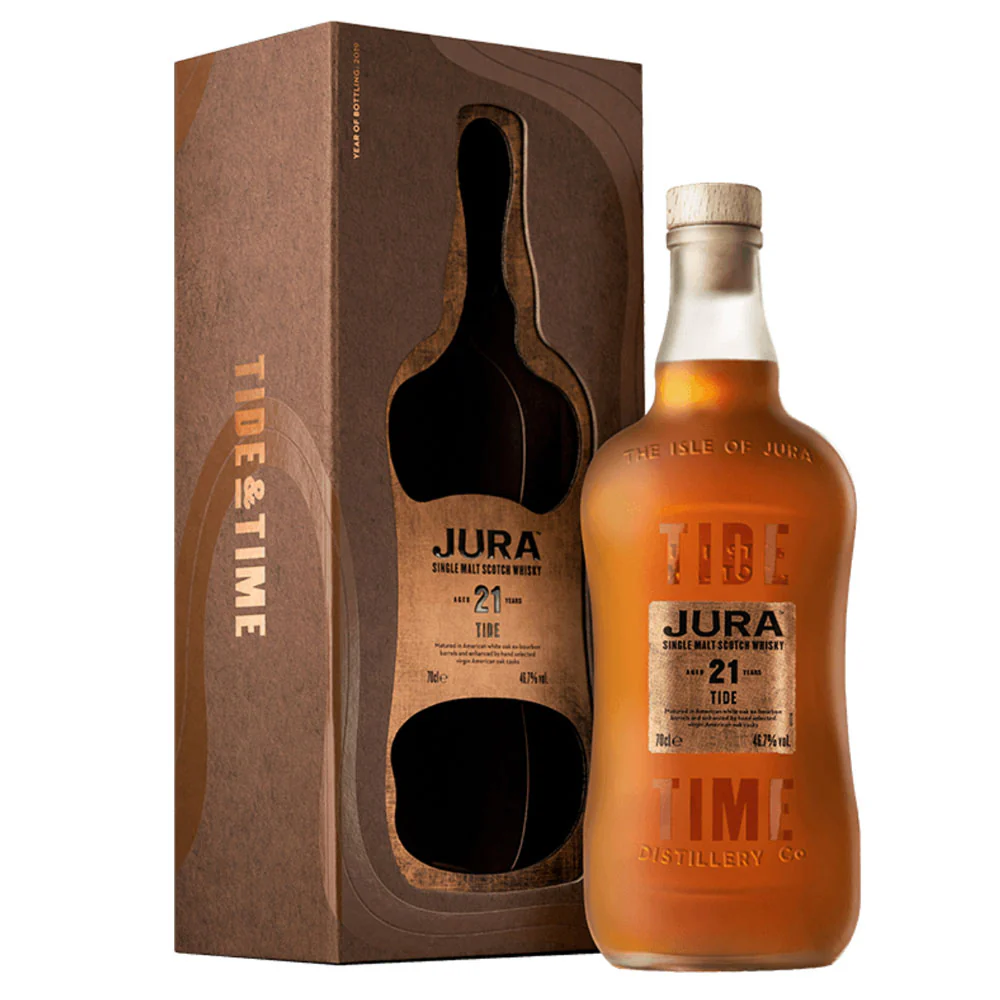 Jura 21 Year Old Tide Island Single Malt Scotch Whisky Distillery Bottling ABV 46.7% 700ml