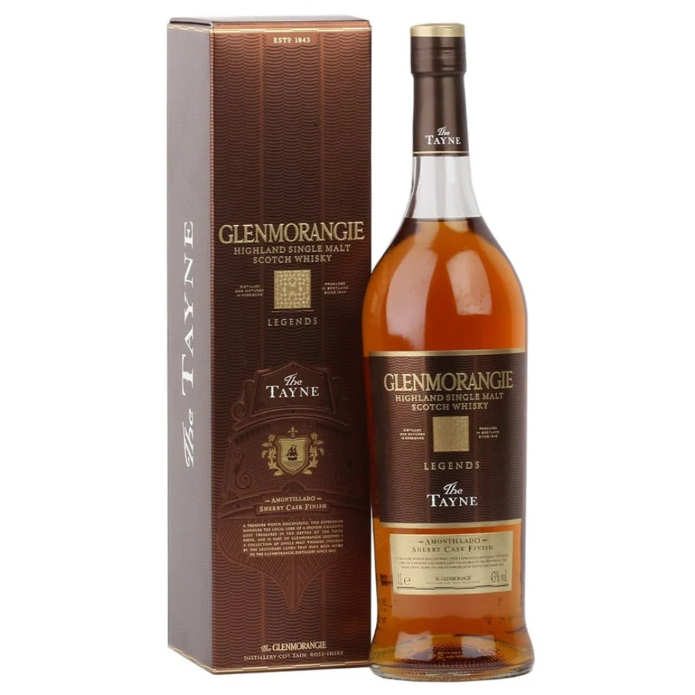 Glenmorangie The Tayne Highland Single Malt Scotch Whisky ABV 43% 1000ml with Gift Box (1L)