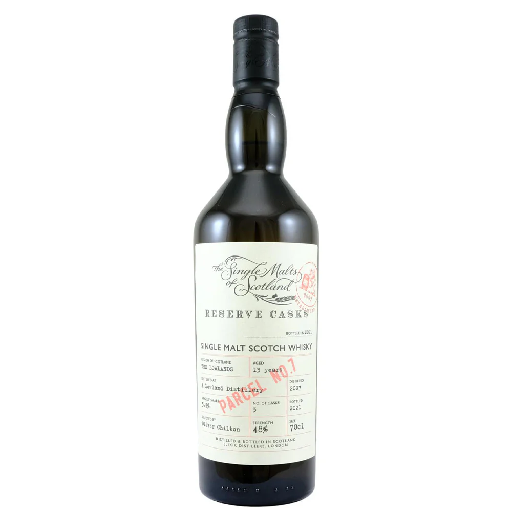 Lowland 13 Year Old 2007 Reserve Casks Parcel No.7 Elixir Distillers ABV 48% 700ml