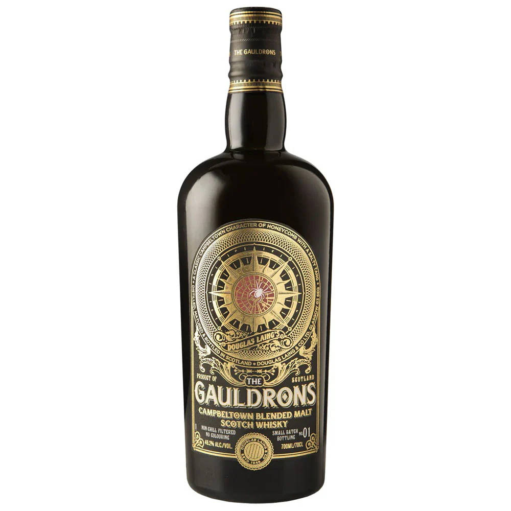 Douglas Laing's The Gauldrons Campbeltown Blended Malt Scotch Whisky ABV 46.2% 70cl With Gift Box