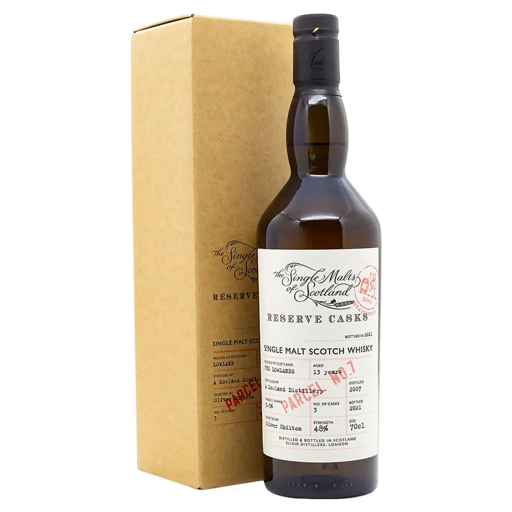 Lowland 13 Year Old 2007 Reserve Casks Parcel No.7 Elixir Distillers ABV 48% 700ml