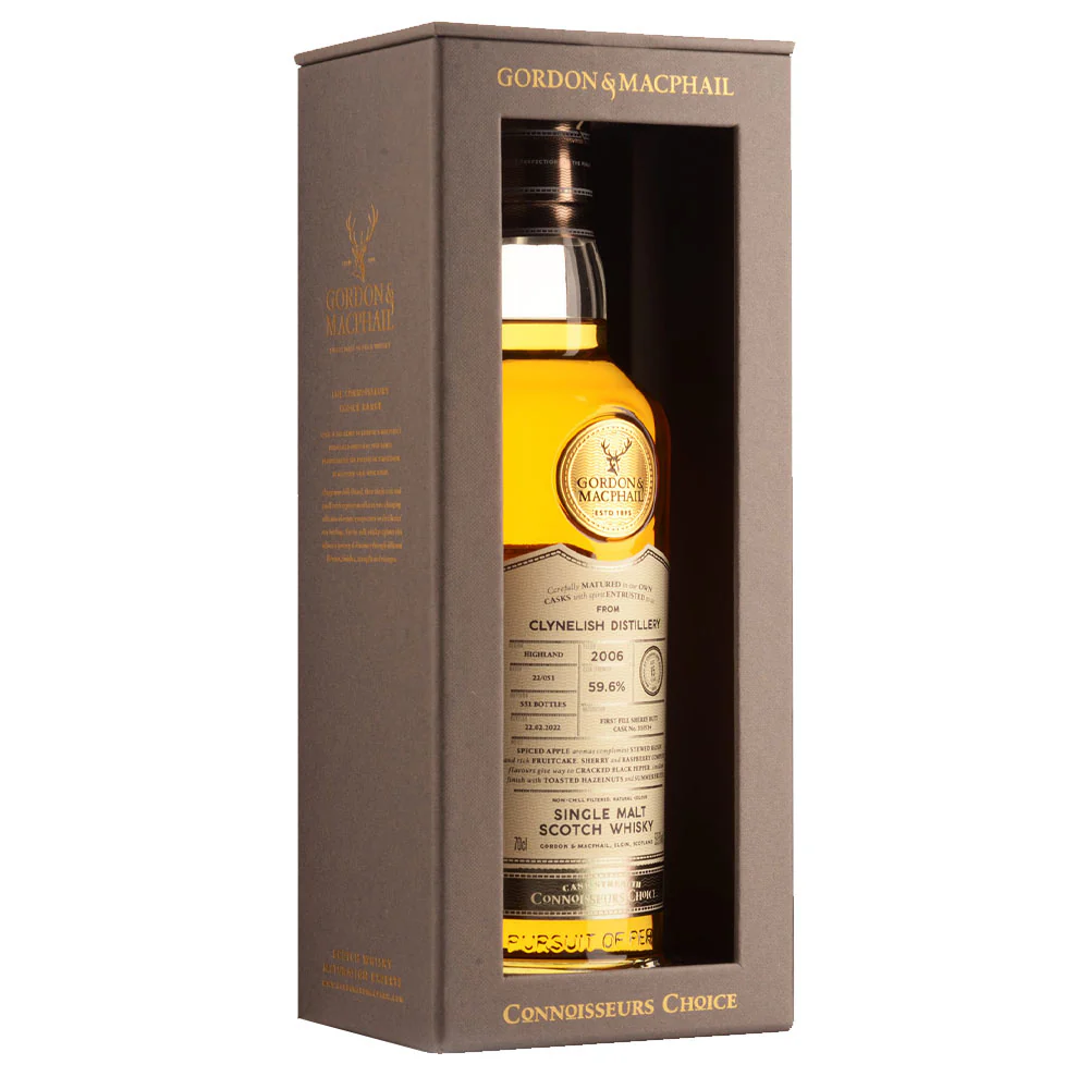 Clynelish 15 Years 2006 First Fill Sherry Butt Cask#310534 Connoisseur's Choice (Gordon & Macphail) ABV 59.6% 700ml