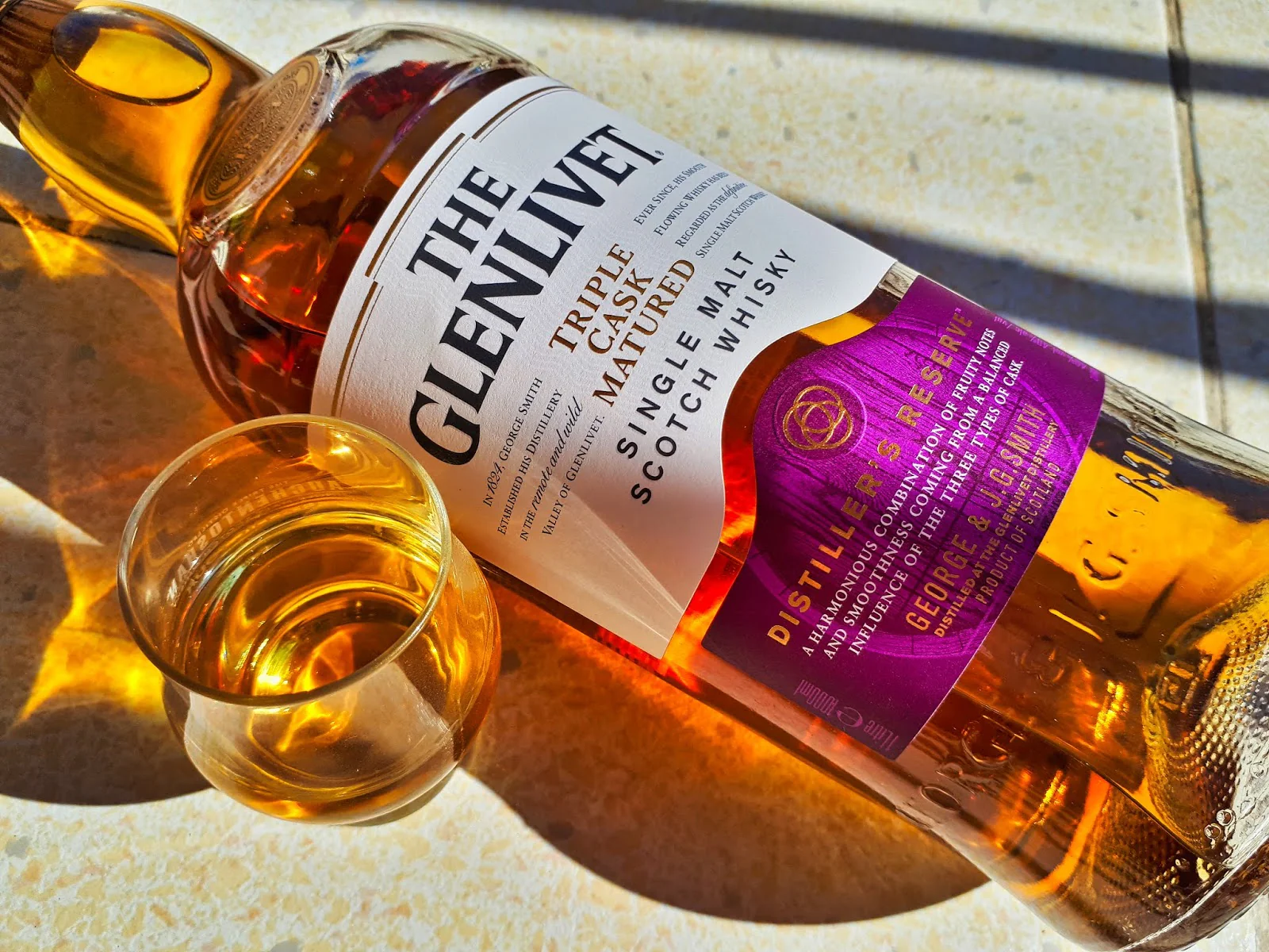 Glenlivet Triple Cask Matured Distiller's Reserve Single Malt Scotch Whisky ABV 40% 1000ml (1L - No Box)