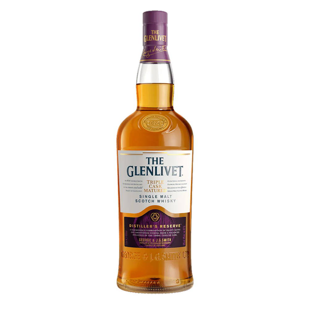 Glenlivet Triple Cask Matured Distiller's Reserve Single Malt Scotch Whisky ABV 40% 1000ml (1L - No Box)