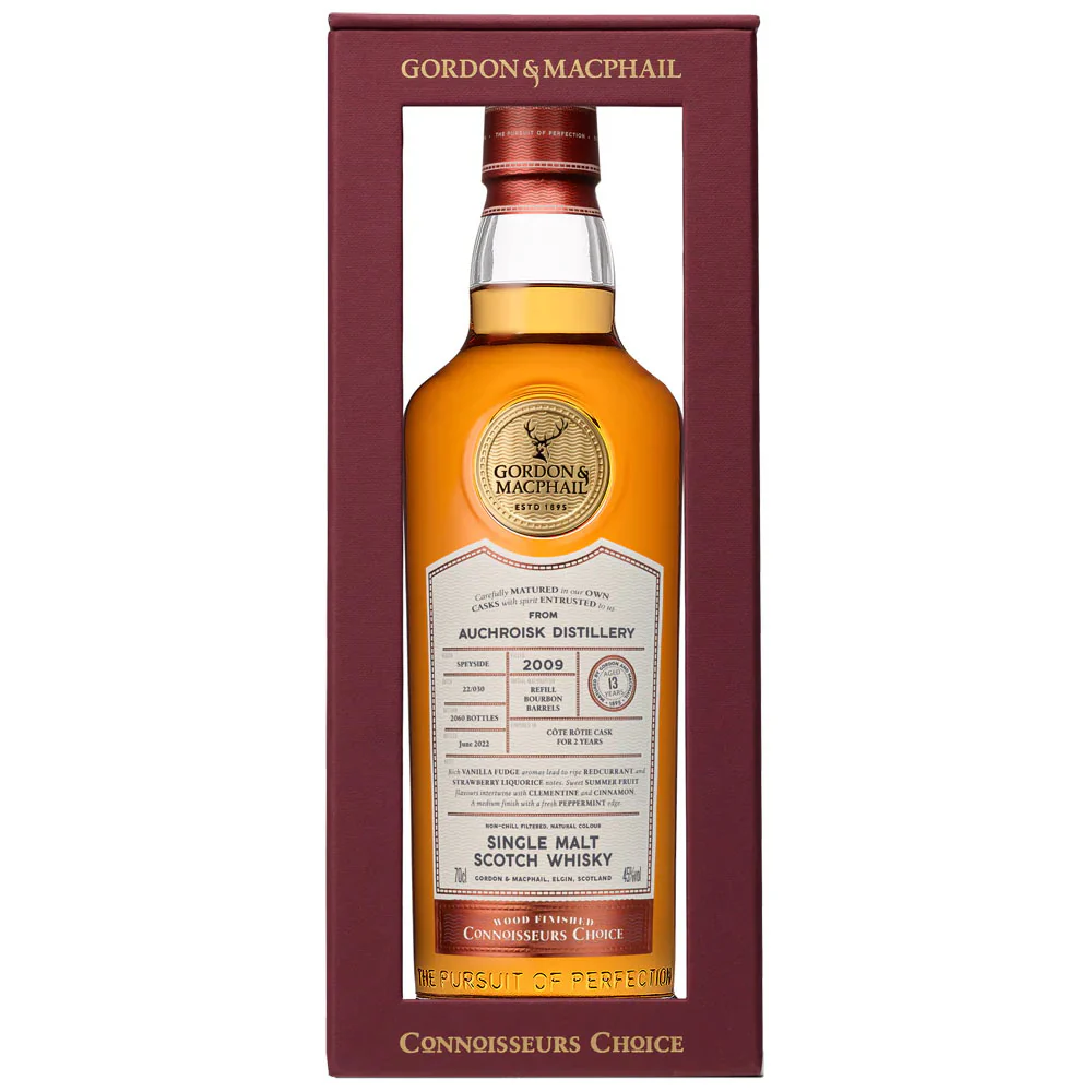 Auchroisk 2009 13 Year Old Wood Finish (Cote Rotie Cask) Connoisseurs Choice ABV 45% 700ml (Gordon & Macphail)
