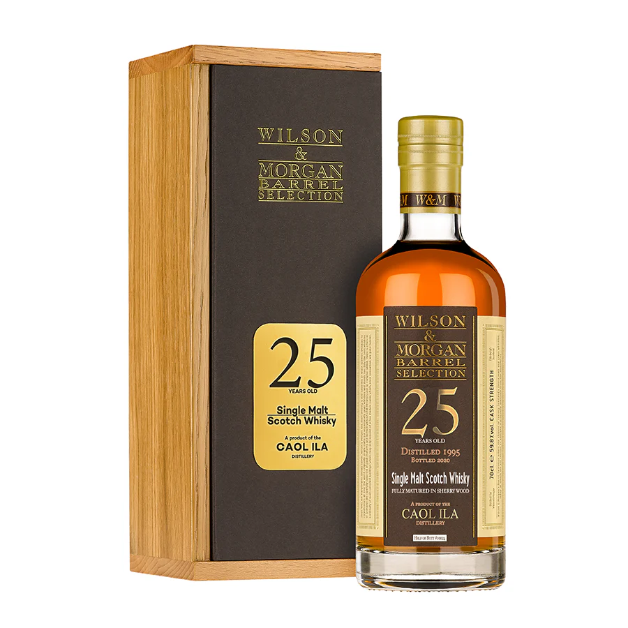 Caol Ila 1995 Wilson & Morgan 25 Years Old Bot.2020 ABV 59.8% with Gift Box (Sherry Wood)