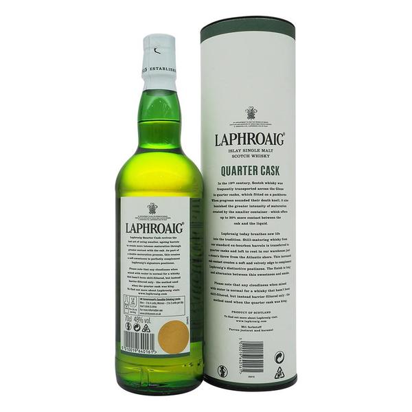 Laphroaig Quarter Cask Islay Single Malt Scotch Whisky ABV 48% 700ml with Gift Box