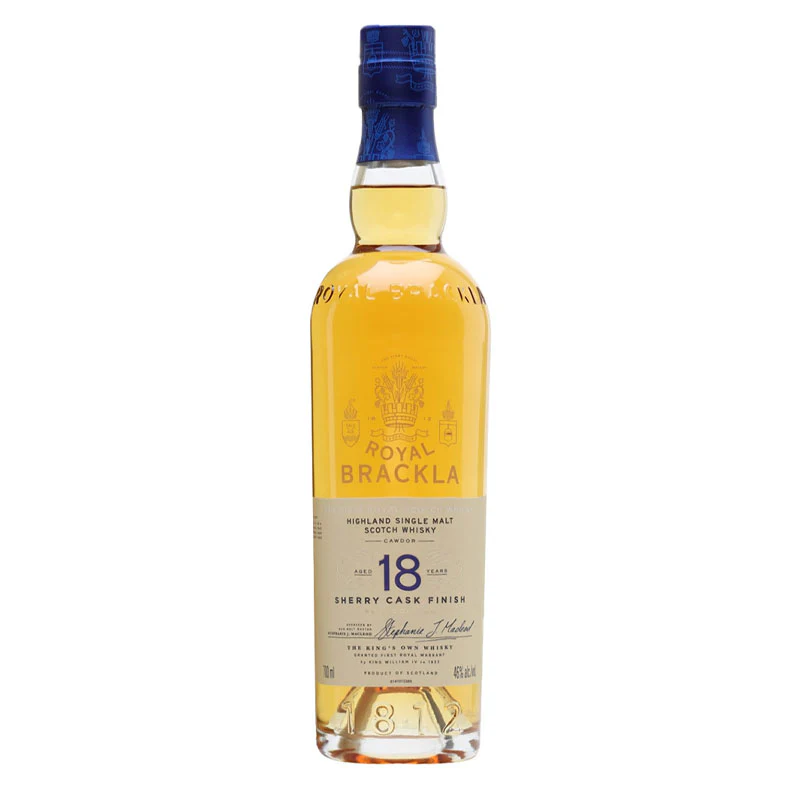 Royal Brackla 18 Year Palo Cortado Oloroso Sherry Cask Finish 700ml ABV 46%
