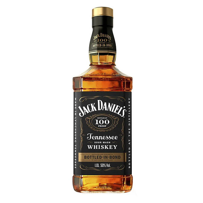 Jack Daniels Bottled in Bond Tennessee Whiskey with Gift Box ABV 50% 1000ml (1L)