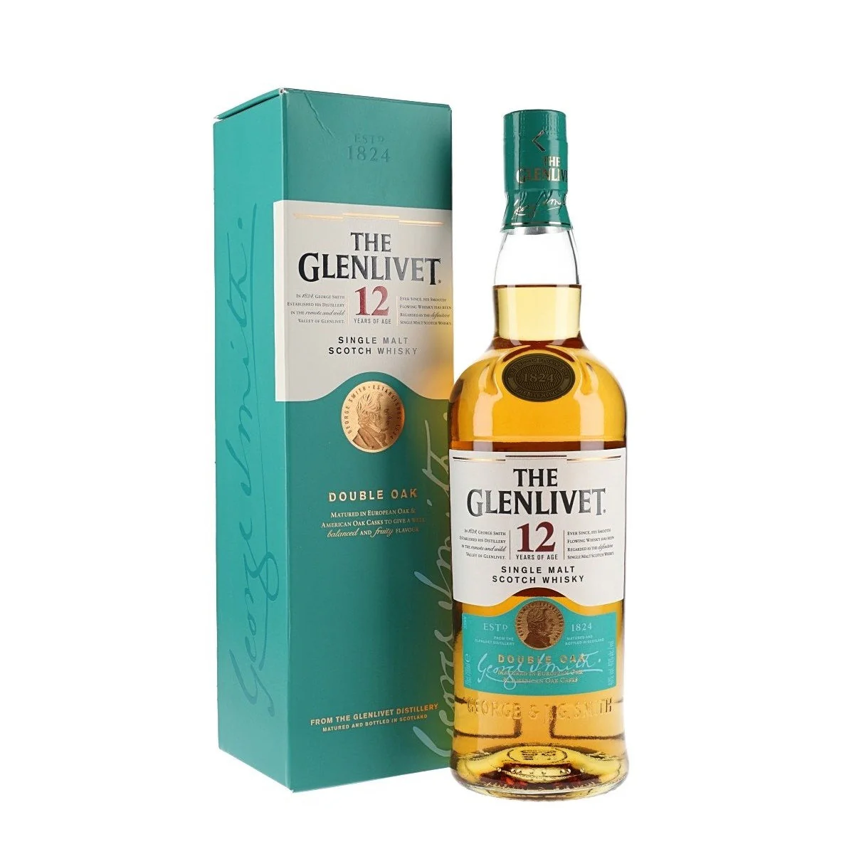 Glenlivet 12 Year Old Single Malt Scotch Whisky ABV 40% 70cl with Gift Box
