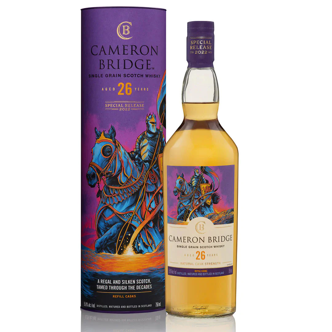 Cameronbridge 26 Year Old Special Release 2022 Single Grain Scotch ABV 56.20% 700ml