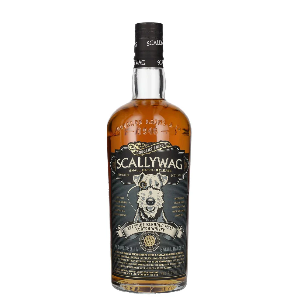 Douglas Laing's Scallywag Speyside Blended Malt Scotch Whisky ABV 46% 70cl With Gift Box