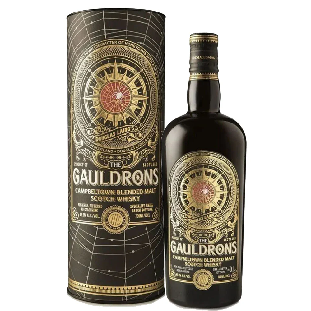 Douglas Laing's The Gauldrons Campbeltown Blended Malt Scotch Whisky ABV 46.2% 70cl With Gift Box