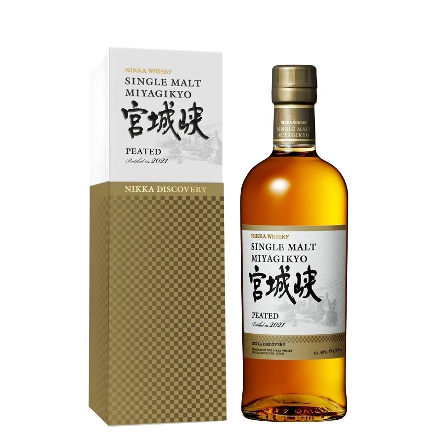 Nikka Discovery Miyagikyo Peated Single Malt Japanese Whisky Bottled in 2021 700ml ABV 48%