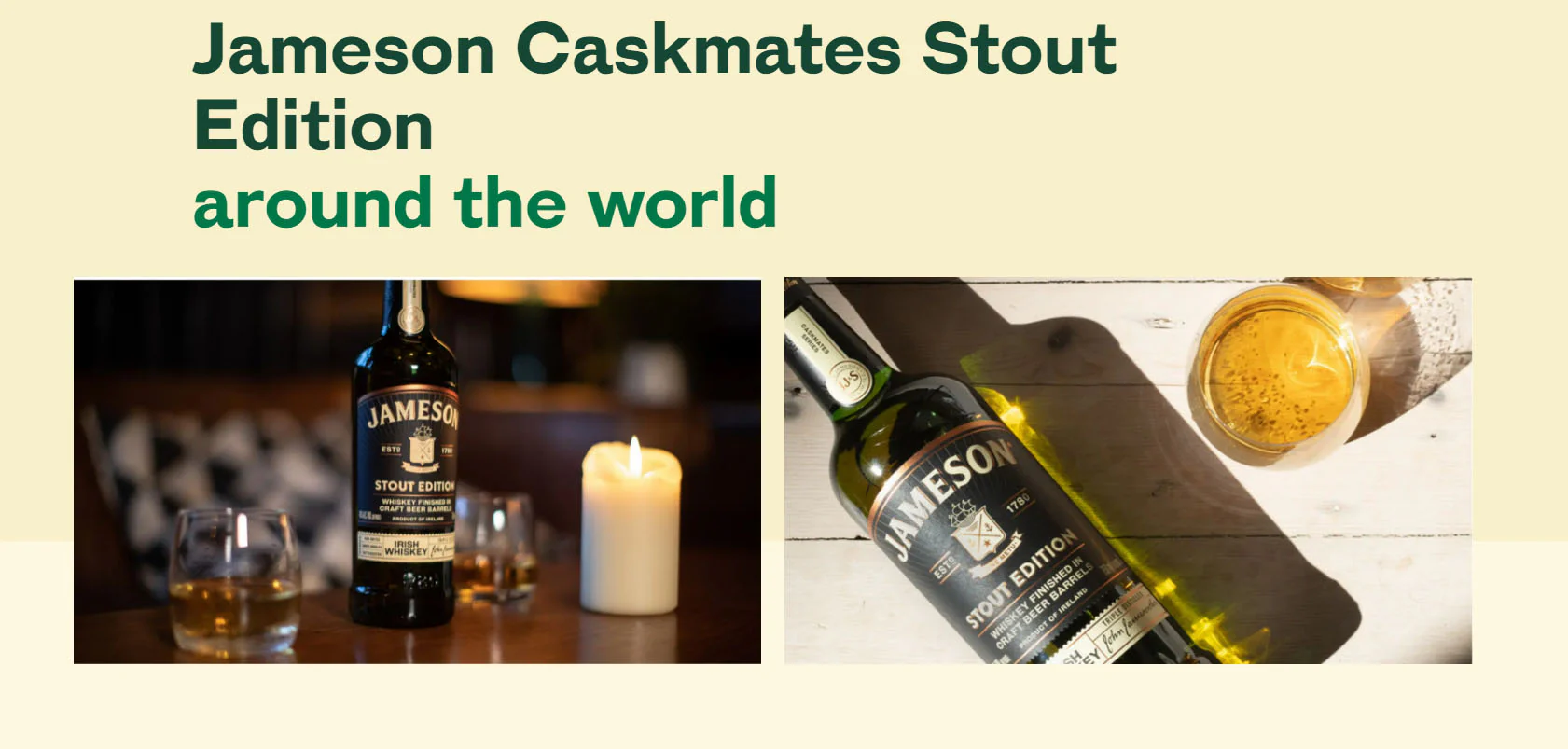 Jameson Caskmates Stout Limited Edition Triple Distiller Irish Whisky ABV 40% 700ml