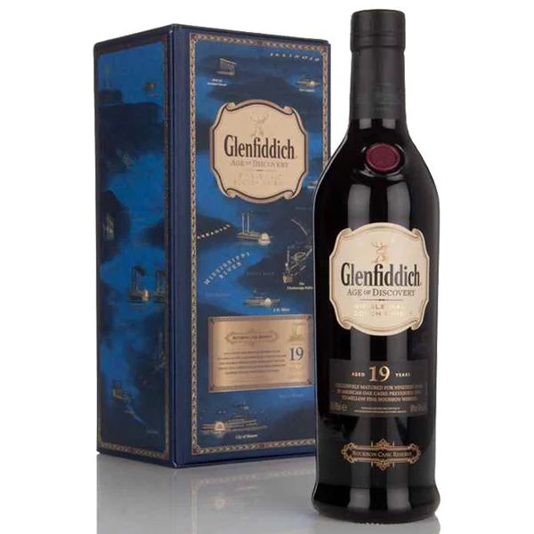 Glenfiddich Age of Discovery 19 Year Old Single Malt Scotch Whisky Bourbon Cask Finish