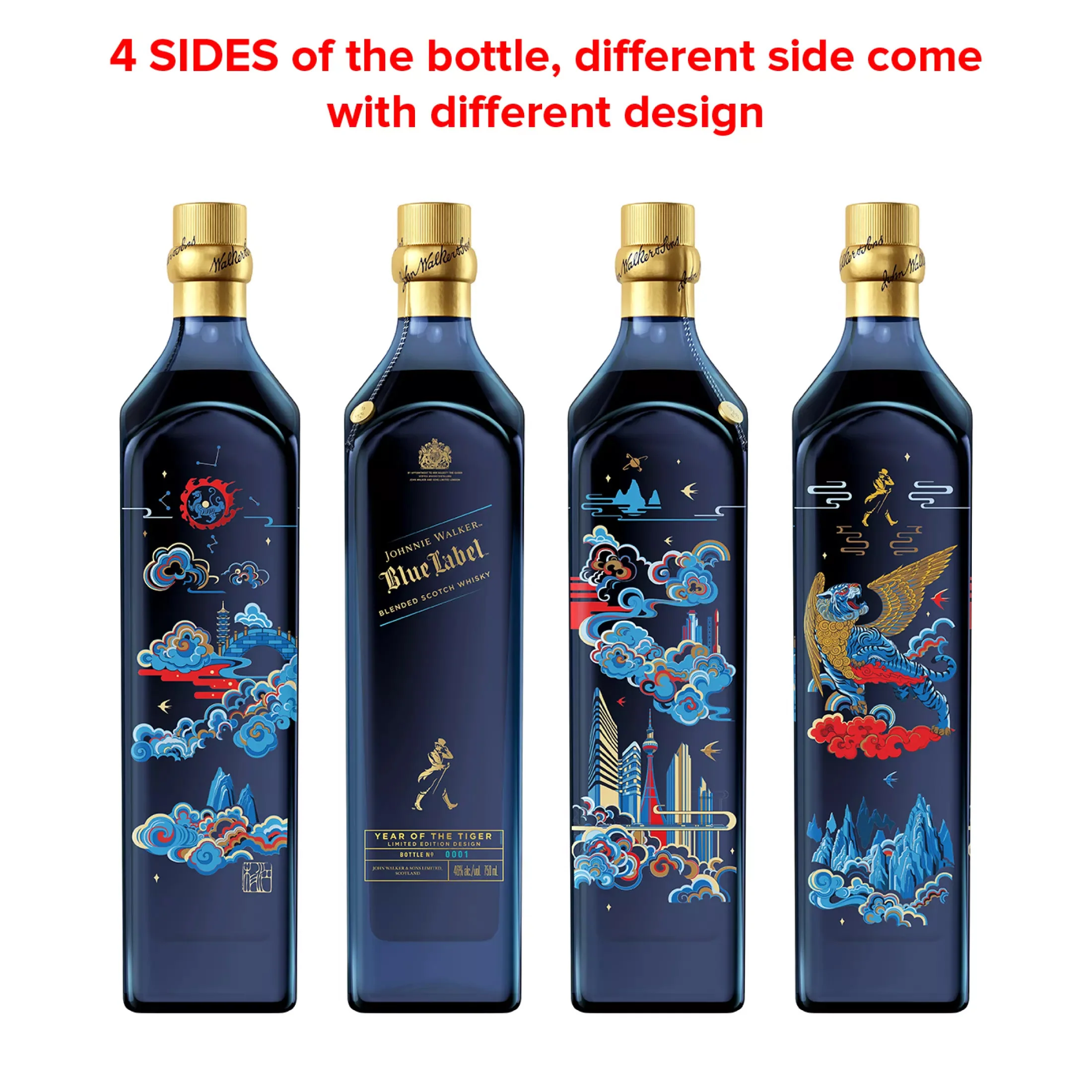 Johnnie Walker Blue Label Year Of The Tiger 700ml (Limited Stock in the World)