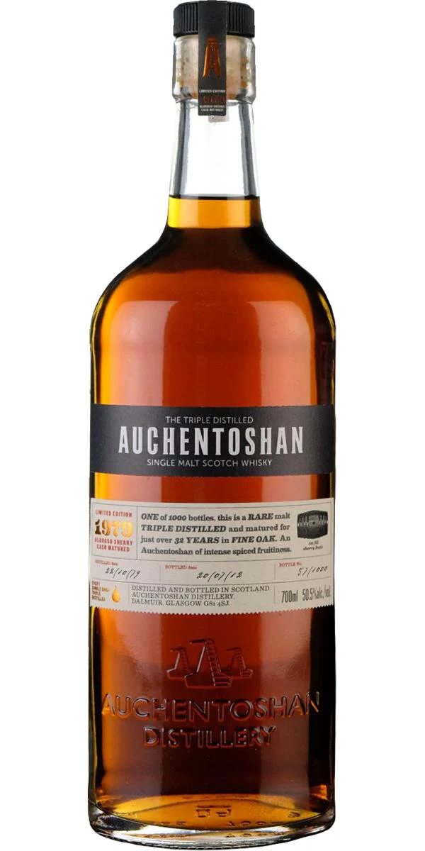 Auchentoshan 32 Year old 1979 Scotch Whisky ABV 43% 70cl With Gift Box