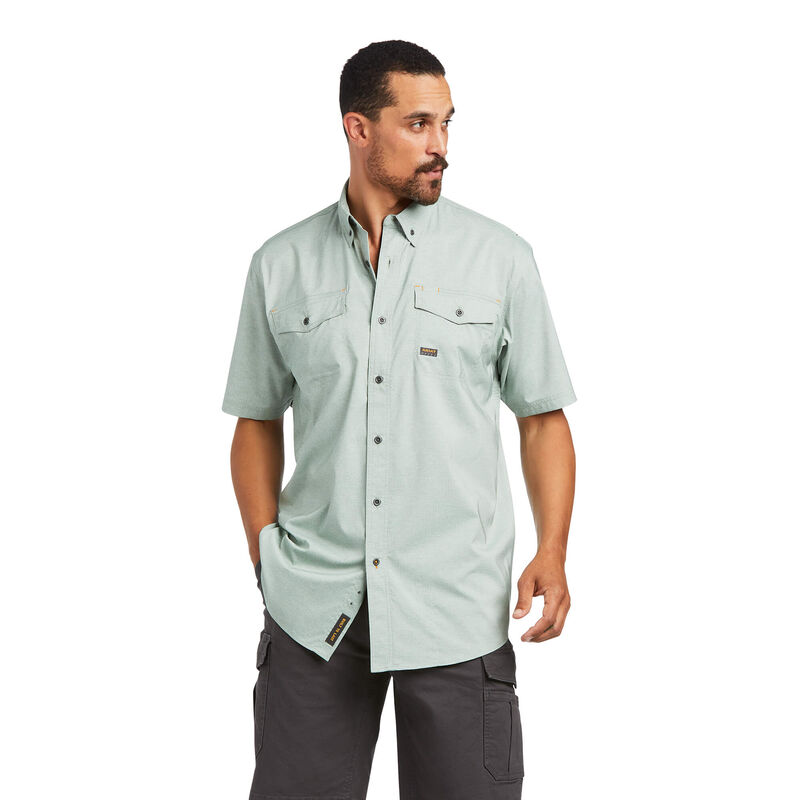 Rebar Made Tough VentTEK DuraStretch Work Shirt - ariat-l