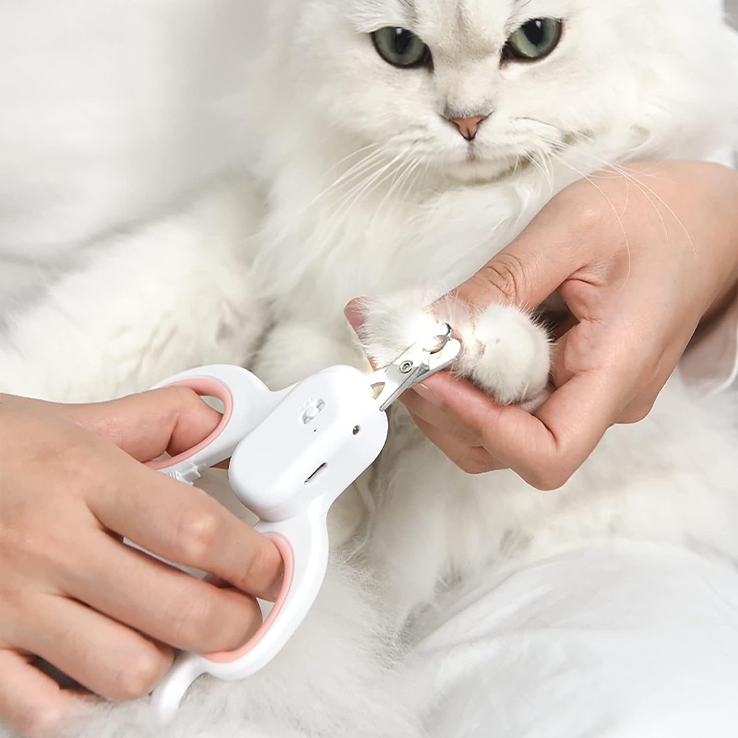 PAKEWAY Pet Nail Clipper with LED & -U-V Light