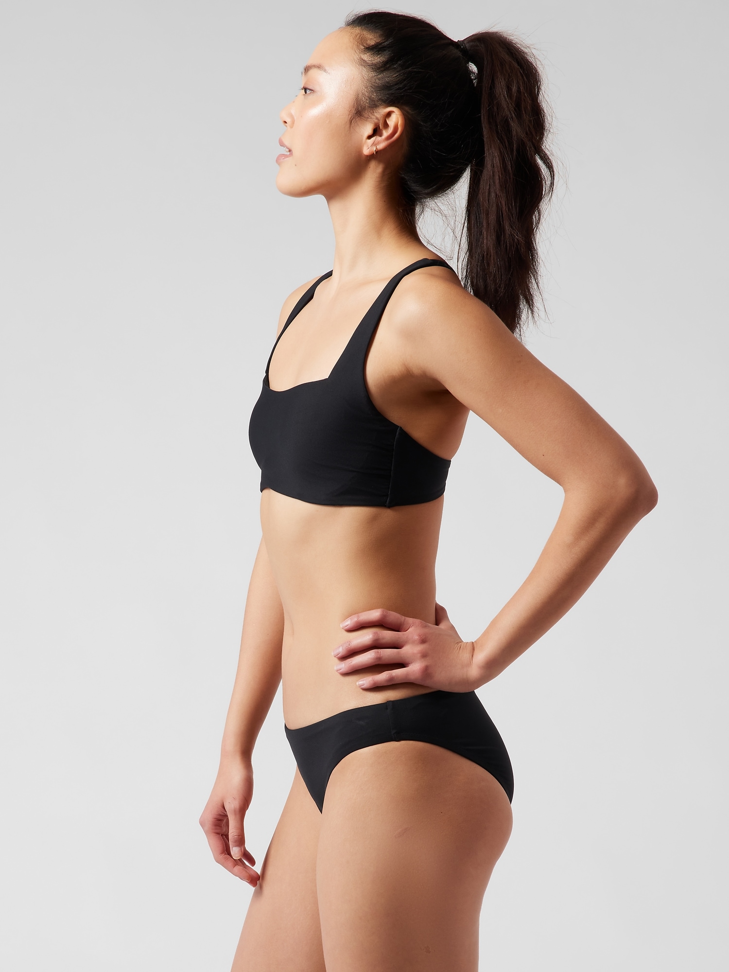 Bra Cup Square Neck Bikini Top