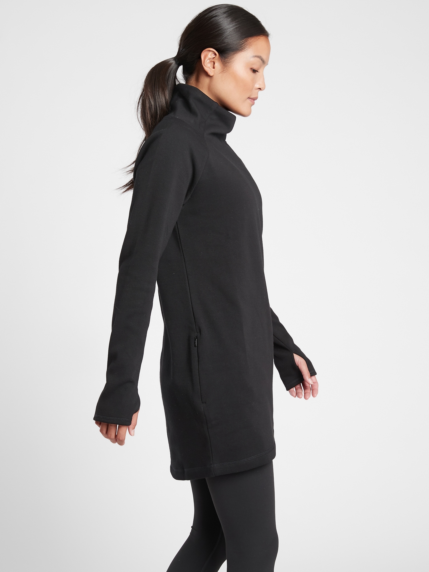 Cozy Karma Asym Sweatshirt Dress