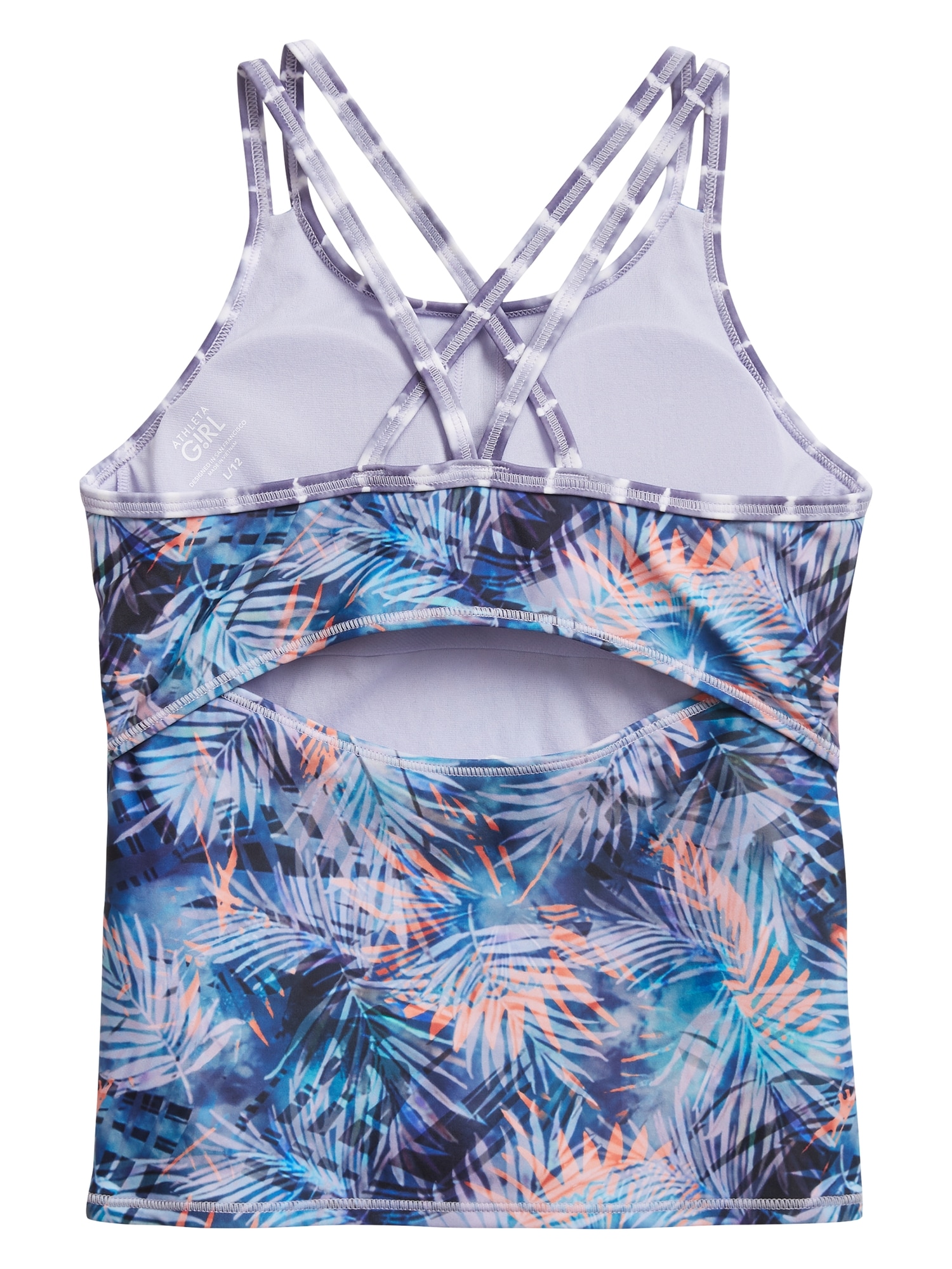 Athleta Girl Tropics Tie Dye Tankini Top