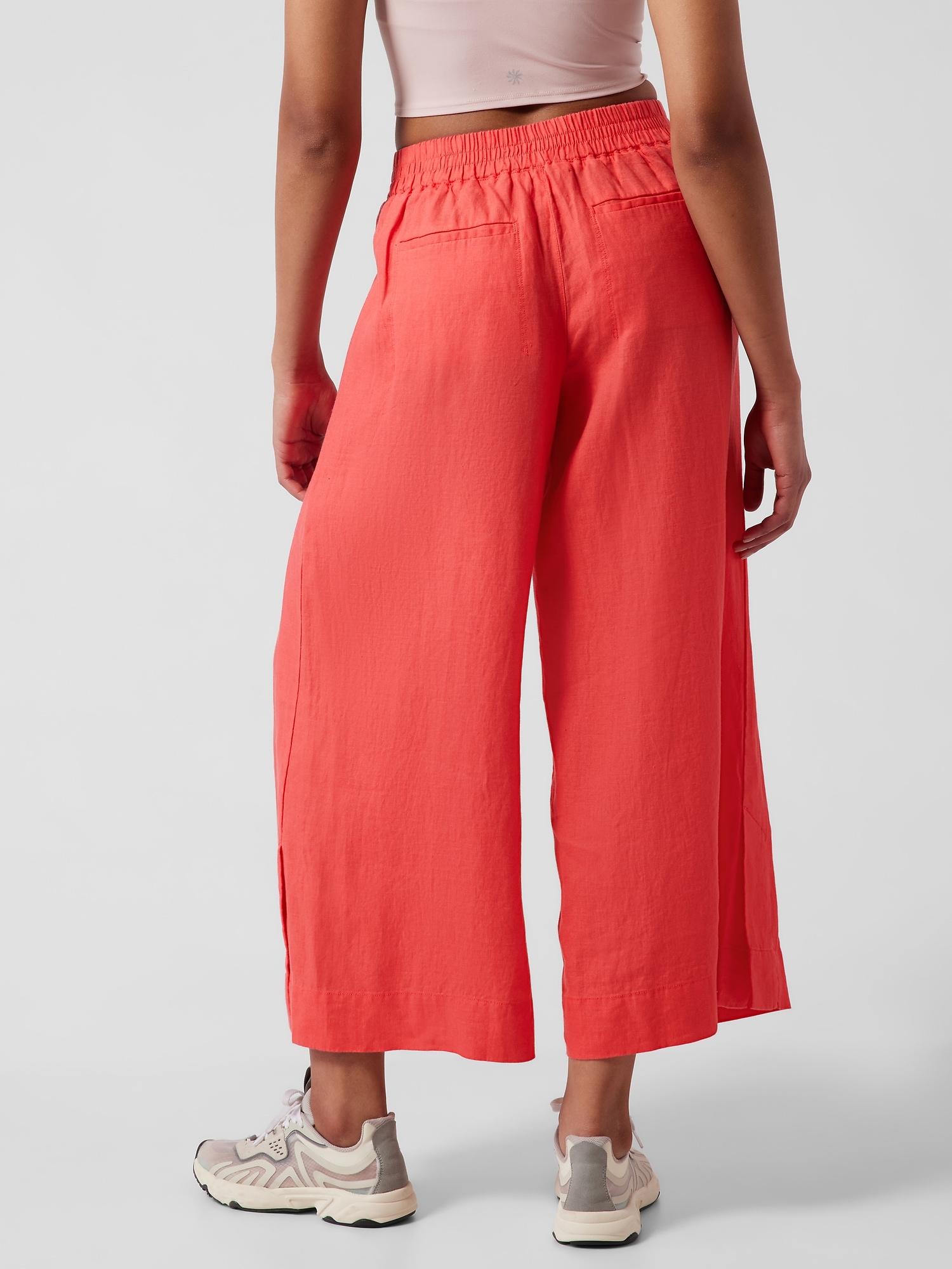 Playa Linen Wide Crop