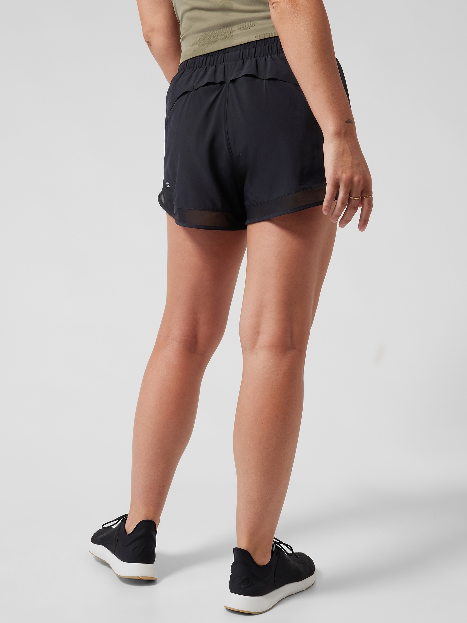 High Rise Mesh Racer Run 3 Short