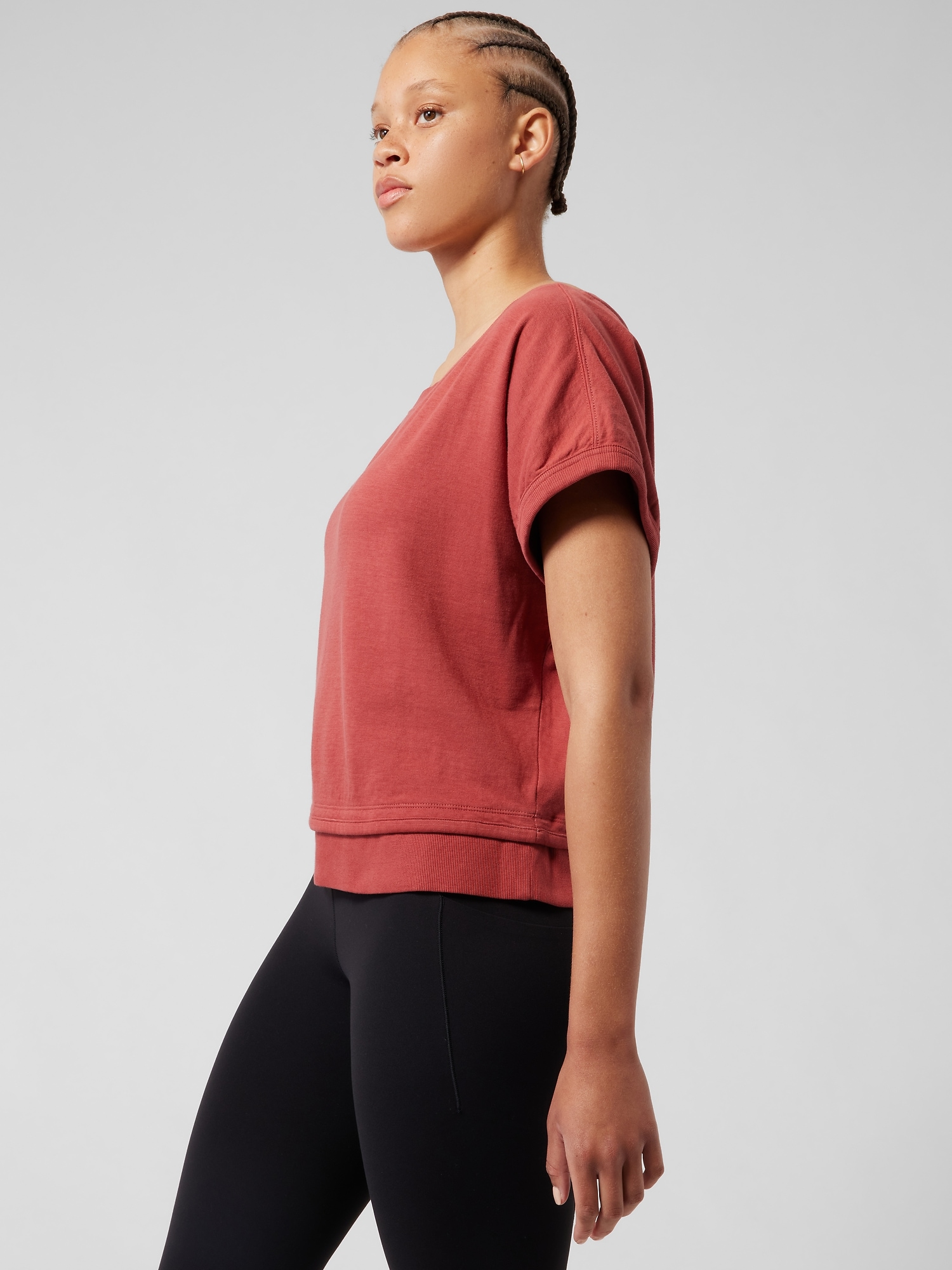 Sundown Shirred Tee
