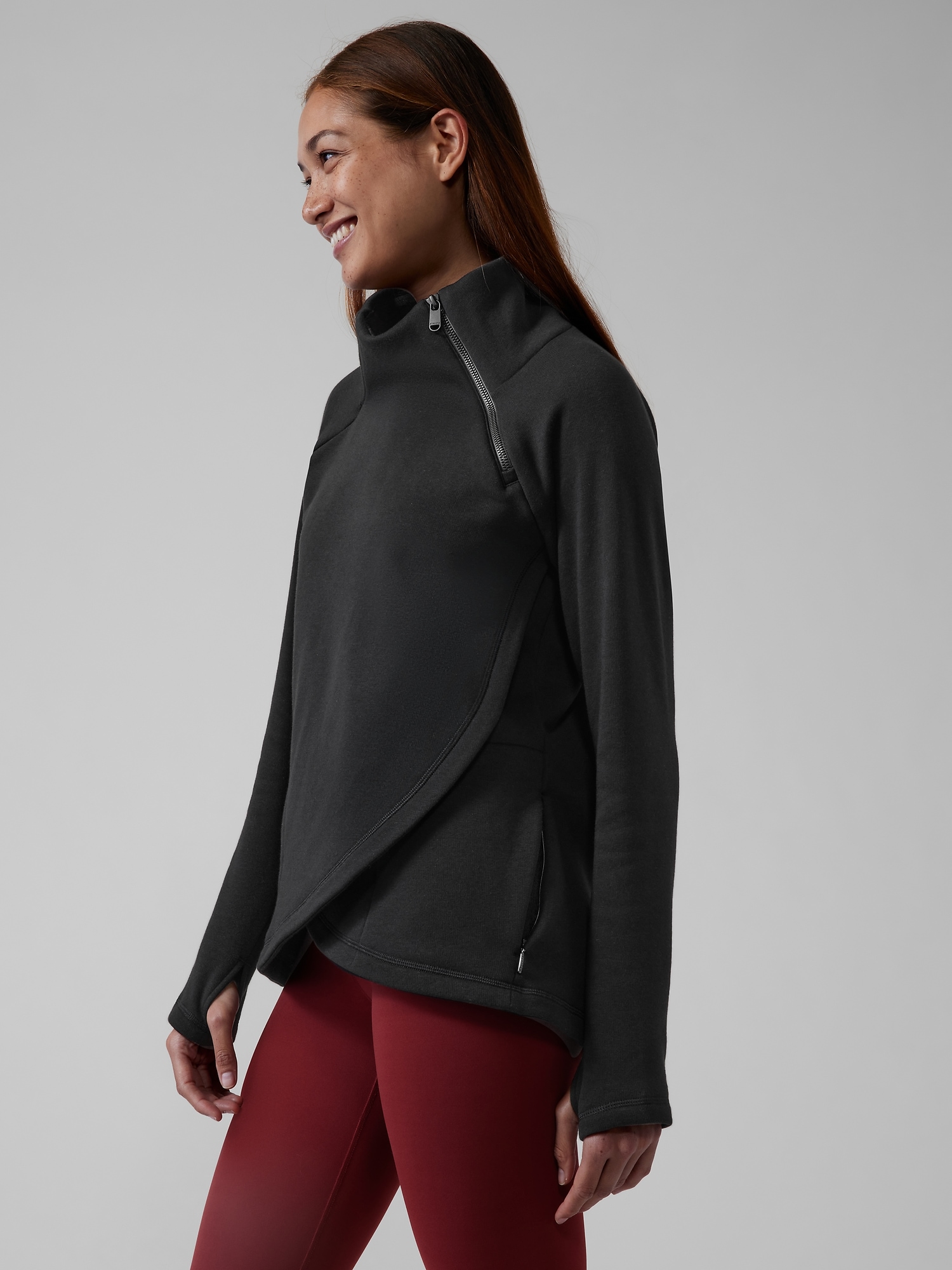 Cozy Karma Asym Pullover