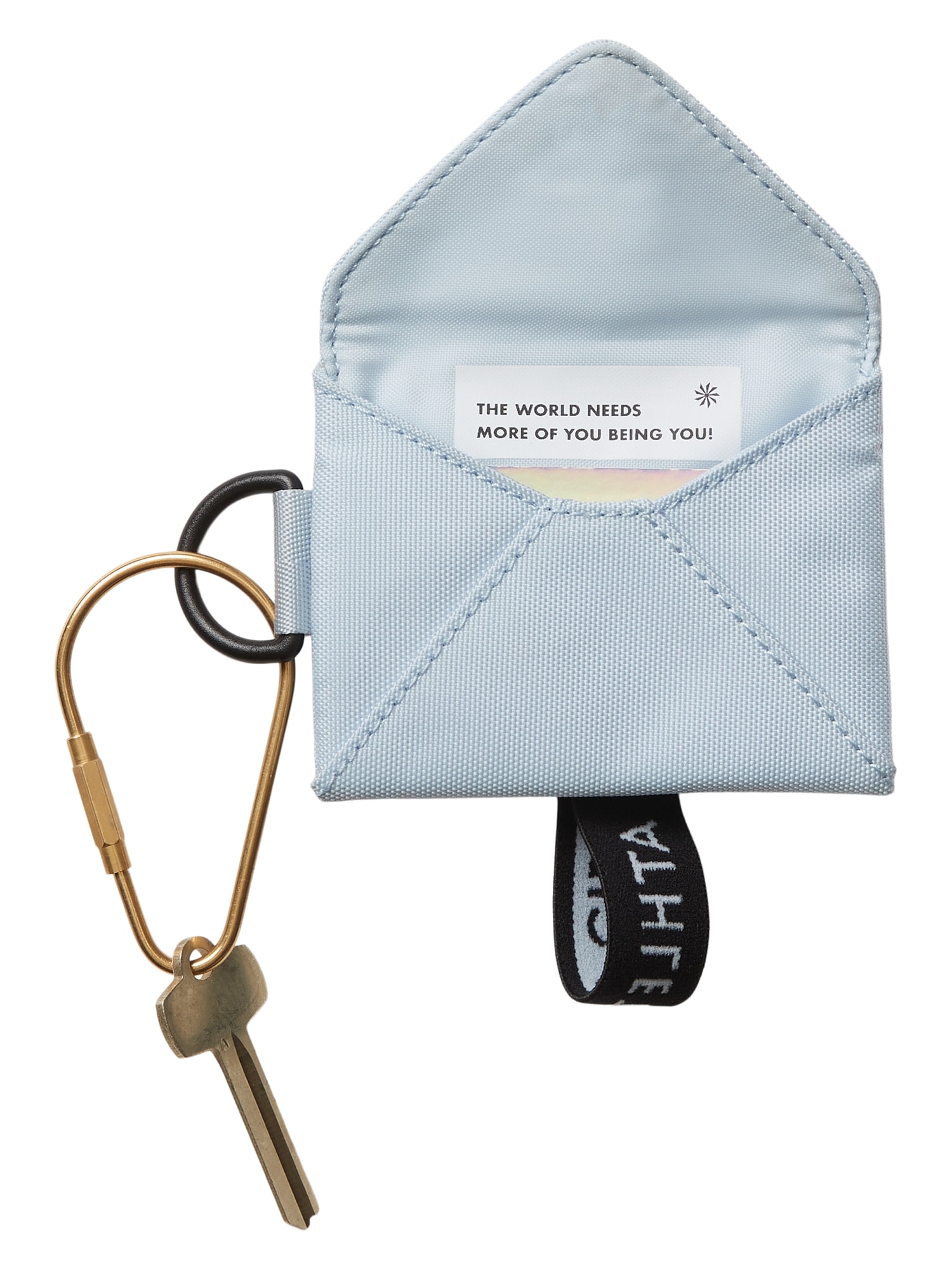 Athleta Girl Card Case Keychain
