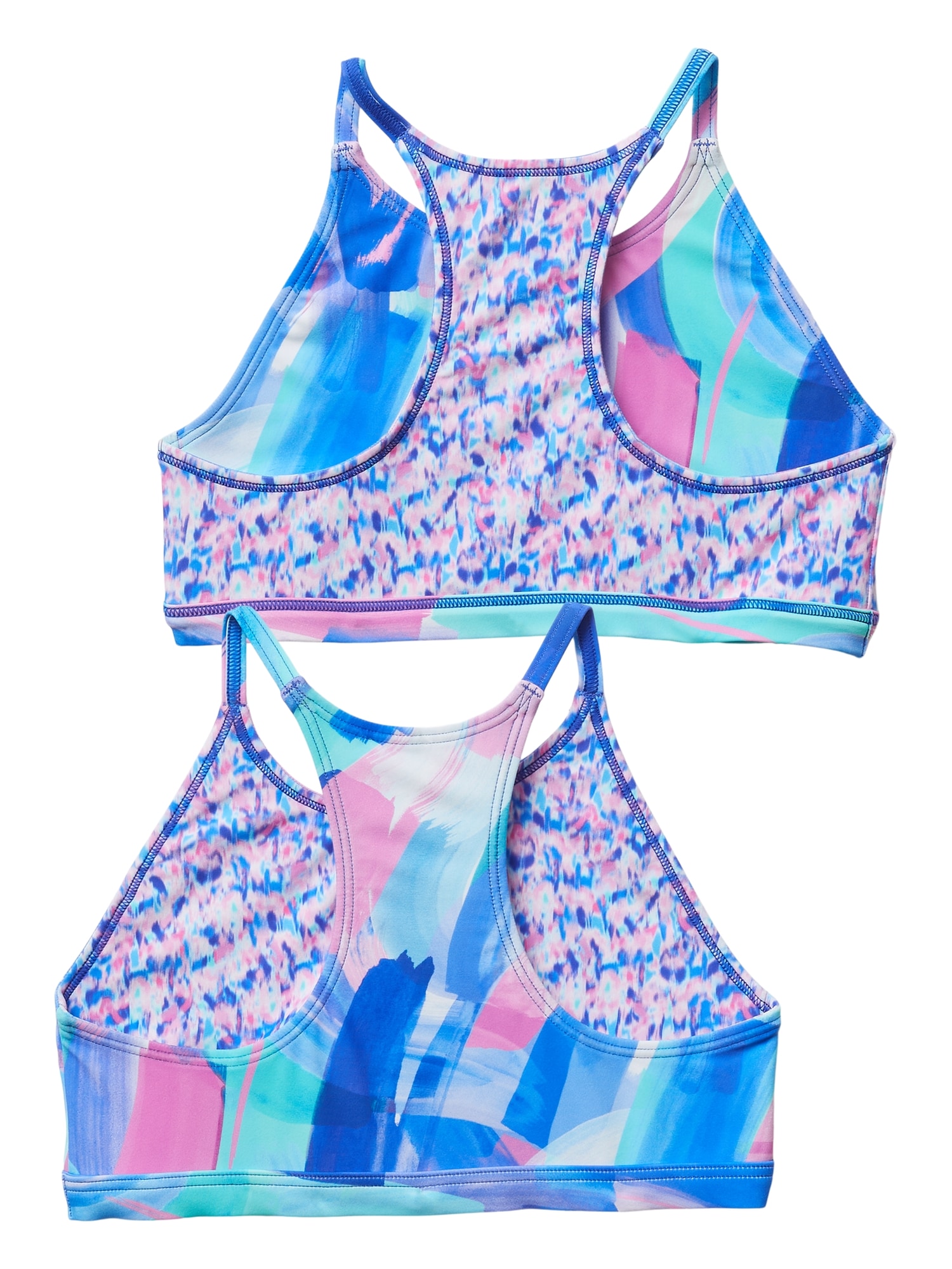 Athleta Girl Reversible Santorini Energy Bikini Top