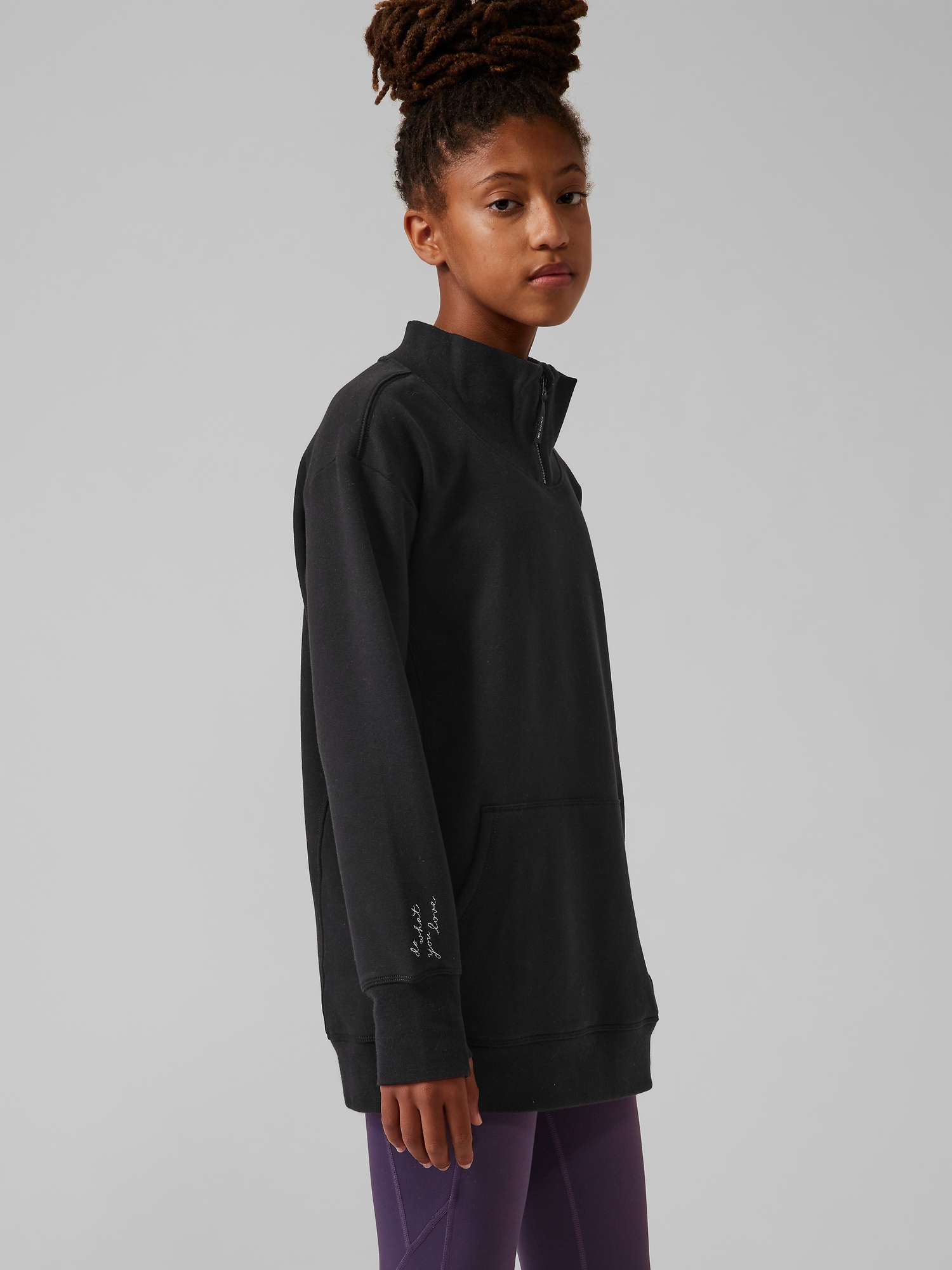 Athleta Girl RetroActive Half Zip