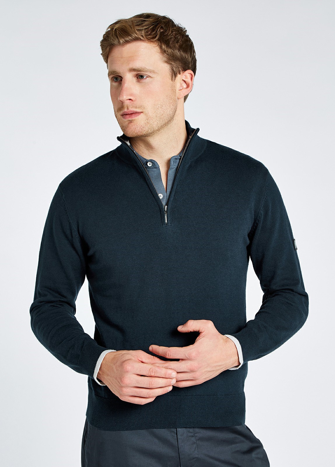 Dubarry Villerstown Knit Men's Knitwear Navy