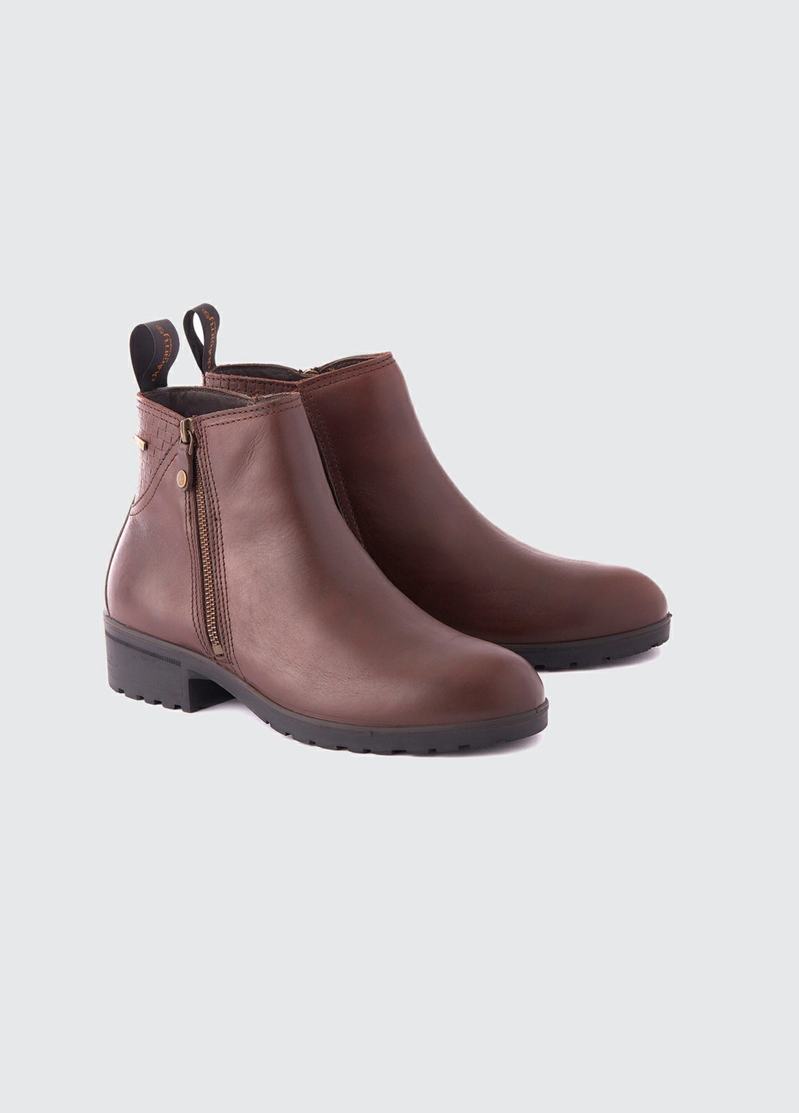 Dubarry Carlow Side Zip Women's Ankle Boots Chocolate