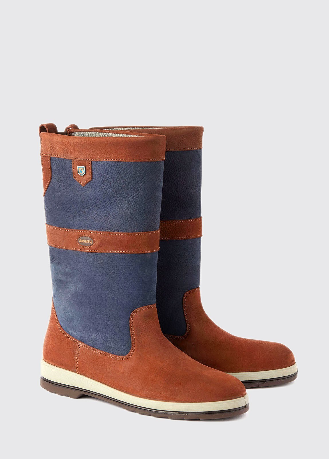 Dubarry Ultima Men's Sailing Boots Navy / Brown