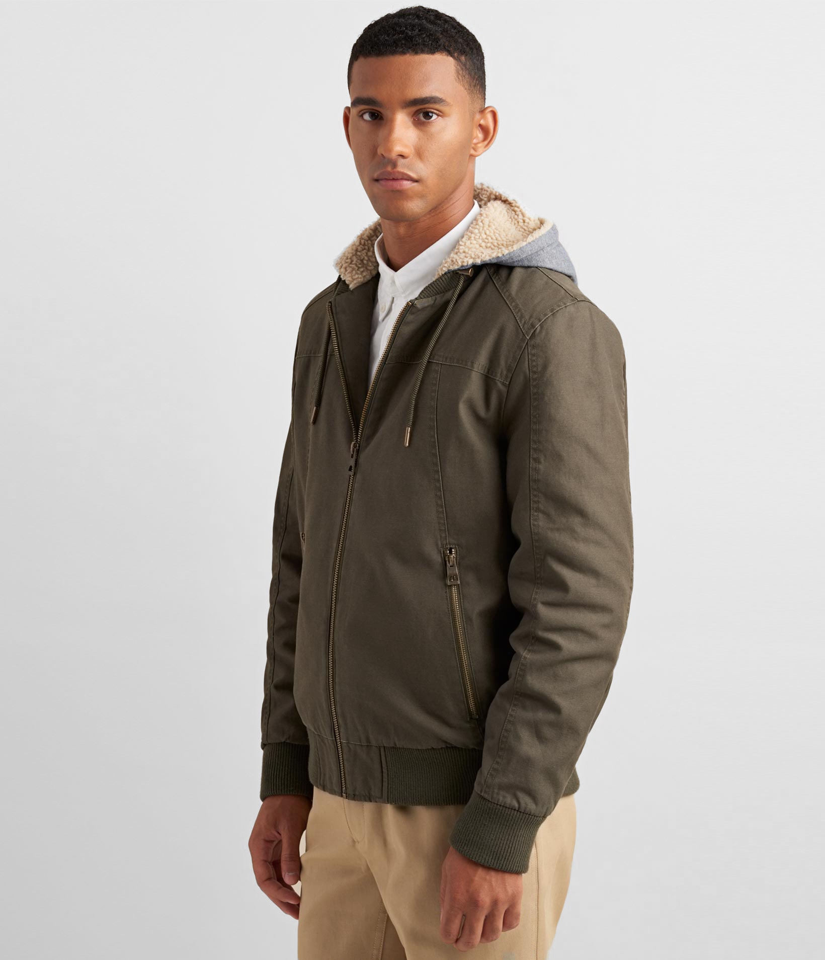 Hooded Canvas Jacket