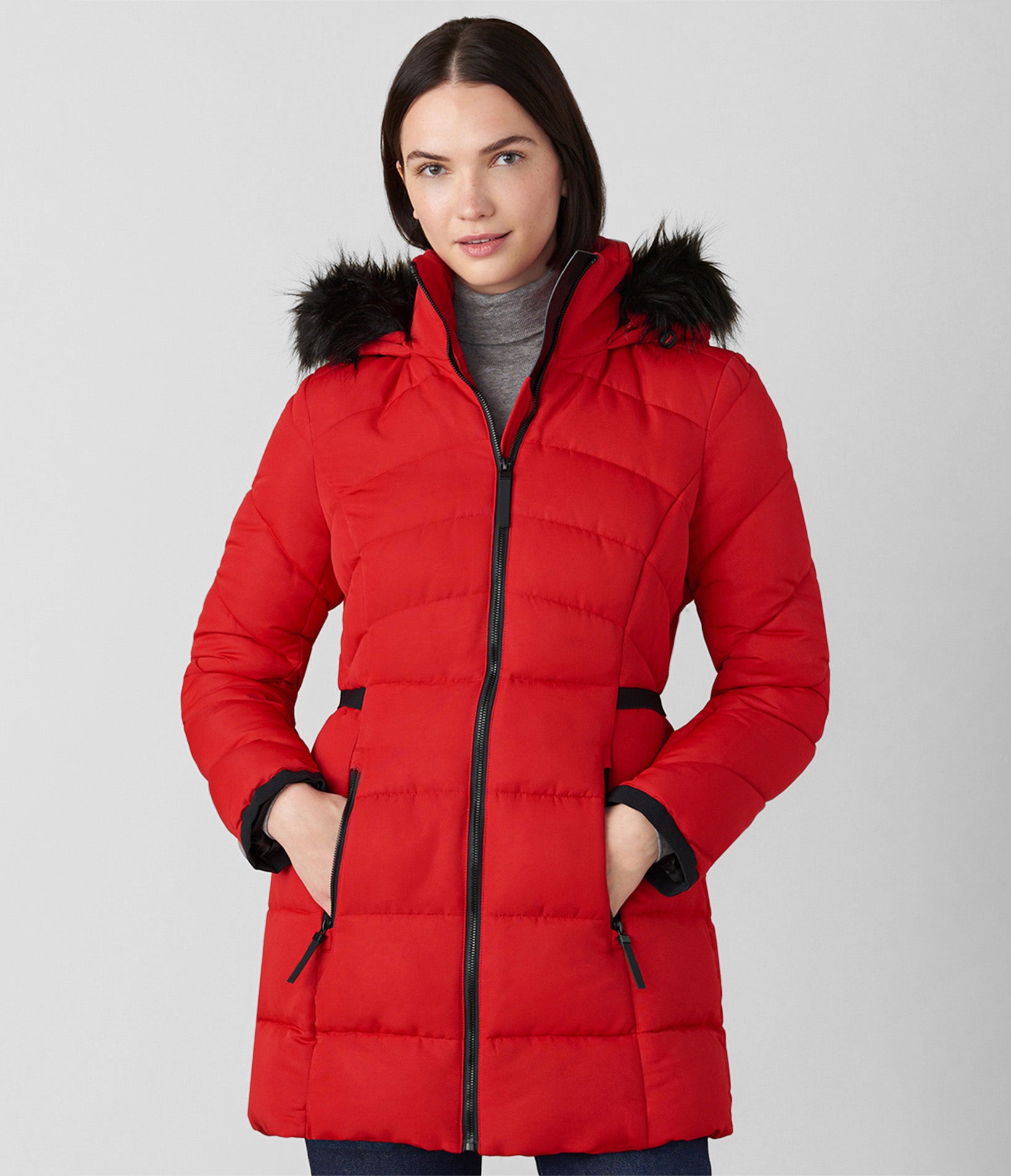 Long Quilted Walker Puffer