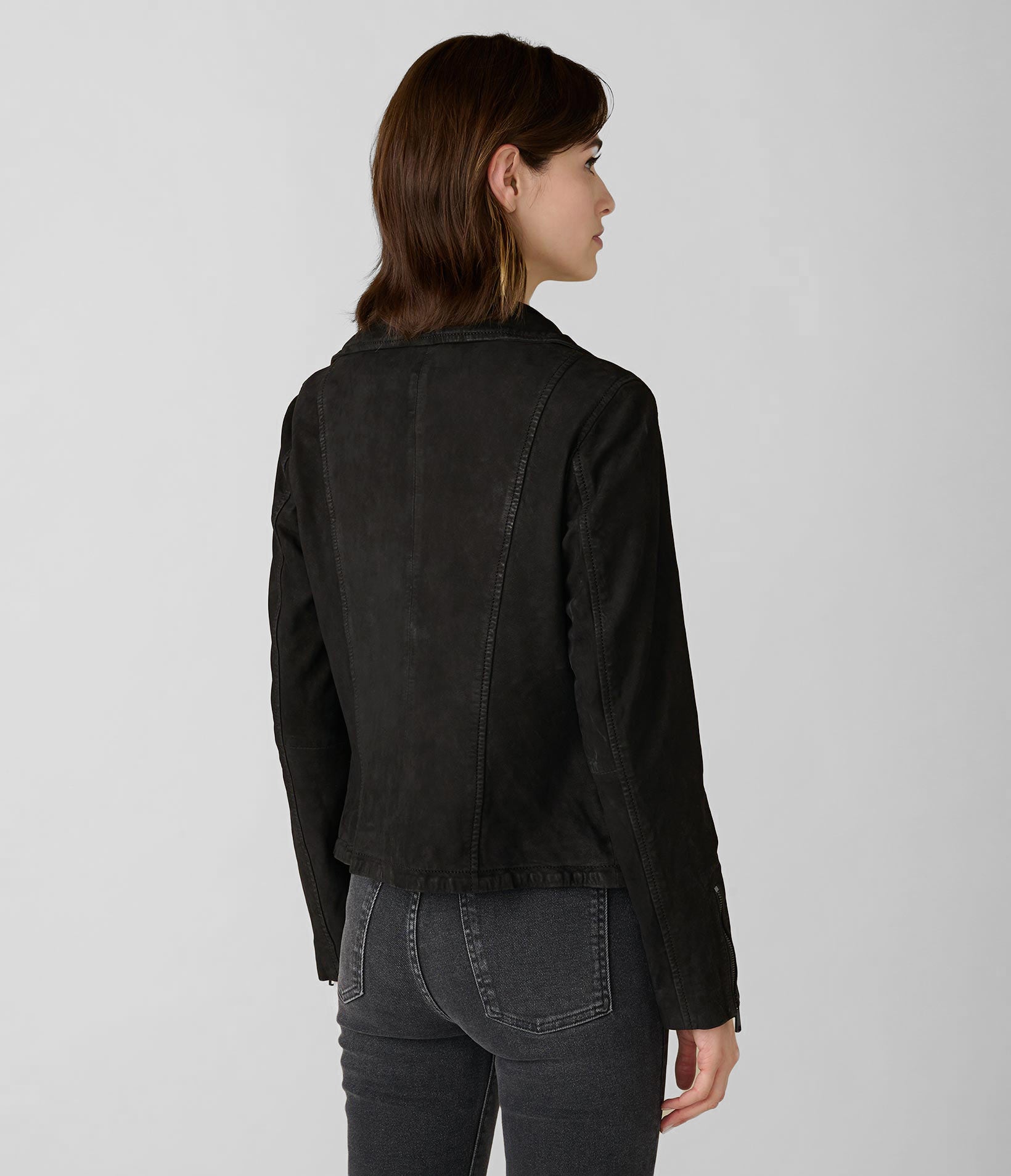 Hooded Leather Jacket